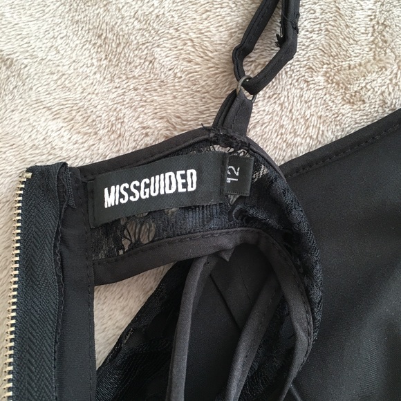 Missguided Black Lace Dress size 12 - Picture 5 of 5